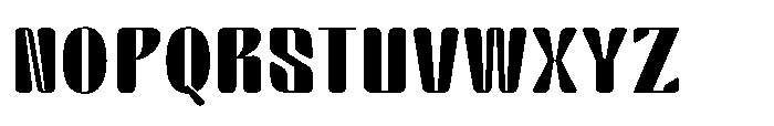 Arqon Medium Ultra Expanded Font UPPERCASE