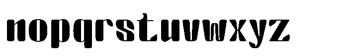 Arqon Medium Ultra Expanded Font LOWERCASE