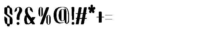 Arqon Medium Font OTHER CHARS
