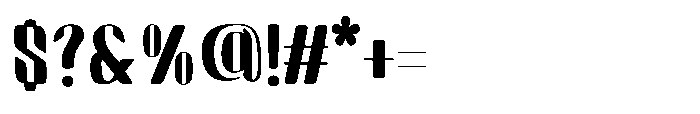 Arqon Semi Bold Expanded Font OTHER CHARS