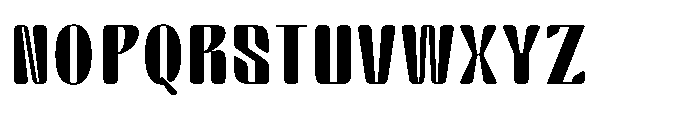 Arqon Semi Bold Extra Expanded Font UPPERCASE