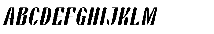 Arqon Semi Bold Semi Expanded Oblique Font UPPERCASE