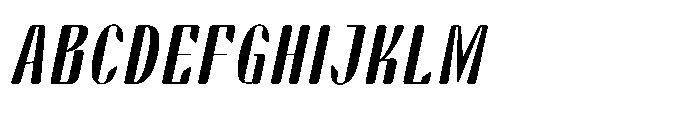 Arqon Semi Expanded Oblique Font UPPERCASE