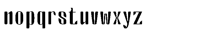 Arqon Semi Expanded Font LOWERCASE