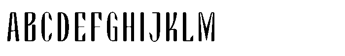 Arqon Thin Condensed Font UPPERCASE