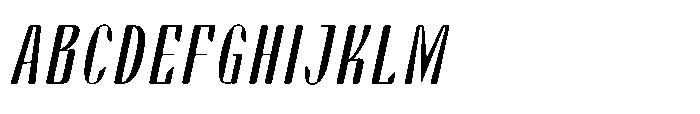 Arqon Thin Oblique Font UPPERCASE