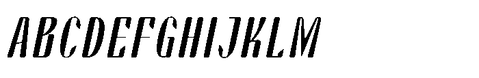 Arqon Thin Ultra Expanded Oblique Font UPPERCASE