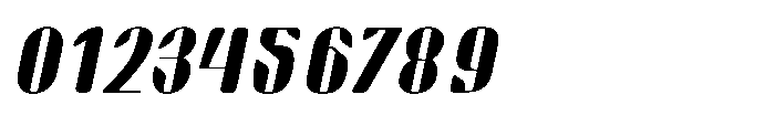 Arqon Ultra Expanded Oblique Font OTHER CHARS