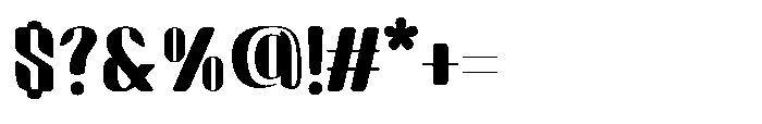 Arqon Ultra Expanded Font OTHER CHARS