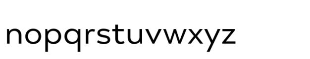 Arquitecta Regular Font LOWERCASE