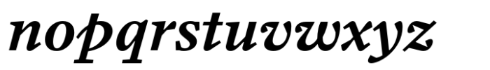 Arrieta Bold Italic Font LOWERCASE