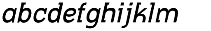 Arroba Light Oblique Font LOWERCASE