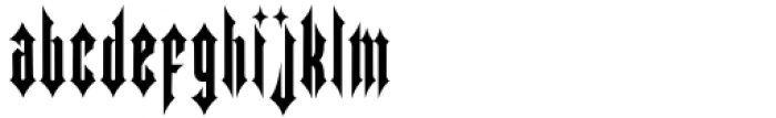 Arrowman Regular Font LOWERCASE