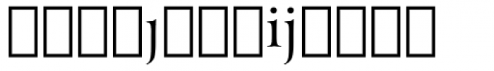 Arrus BT Extension Font LOWERCASE