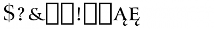 Arrus BT Small Cap Font OTHER CHARS
