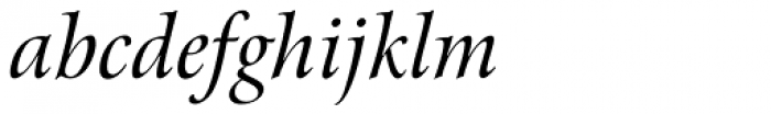 Arrus OSF BT Italic Font LOWERCASE
