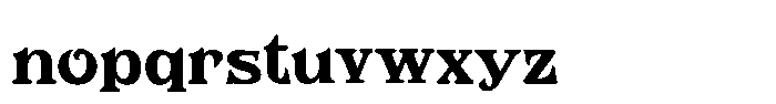 Ars Goetika Font LOWERCASE