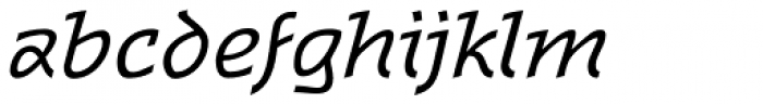 Arsena Italic Font LOWERCASE