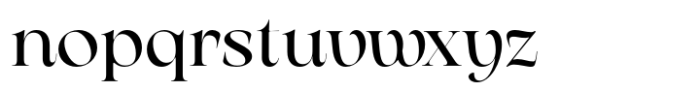 Arsenica Alternate Regular Font LOWERCASE