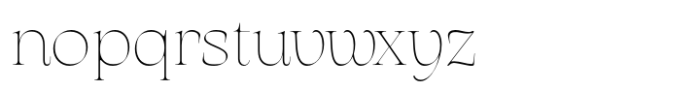 Arsenica Alternate Thin Font LOWERCASE