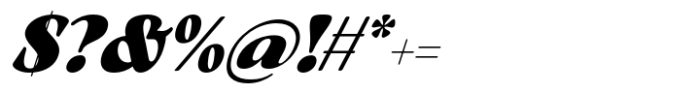 Arsenica Antiqua Extrabold Italic Font OTHER CHARS