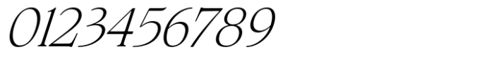 Arsenica Antiqua Light Italic Font OTHER CHARS