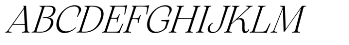 Arsenica Antiqua Light Italic Font UPPERCASE