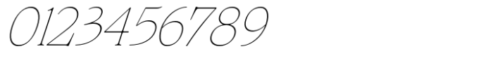 Arsenica Antiqua Thin Italic Font OTHER CHARS