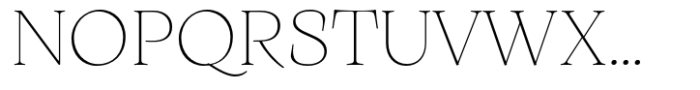 Arsenica Antiqua Thin Font UPPERCASE