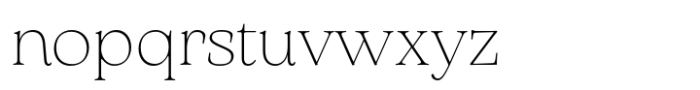 Arsenica Antiqua Thin Font LOWERCASE