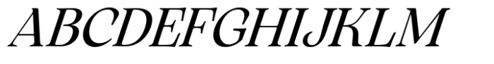 Arsenica Regular Italic Font UPPERCASE