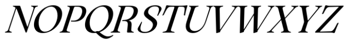 Arsenica Regular Italic Font UPPERCASE