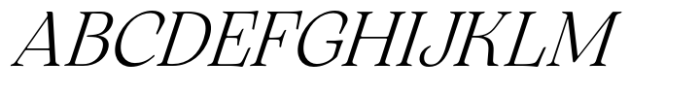 Arsenica Text Light Italic Font UPPERCASE