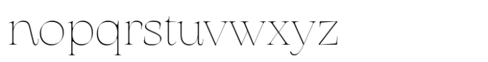 Arsenica Thin Font LOWERCASE