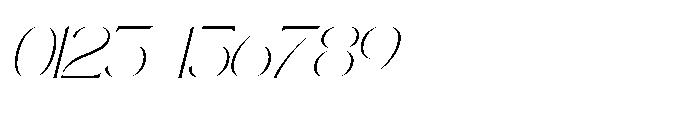 Arsenov Italic Font OTHER CHARS