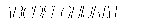 Arsenov Italic Font UPPERCASE