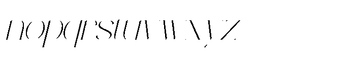 Arsenov Italic Font LOWERCASE