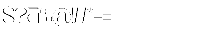 Arsenov Regular Font OTHER CHARS