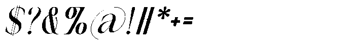 Arseri Italic Font OTHER CHARS