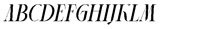 Arseri Italic Font UPPERCASE