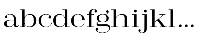 Arshila Expanded Font LOWERCASE