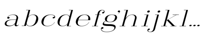 Arshila Extra Light Expanded Italic FONT