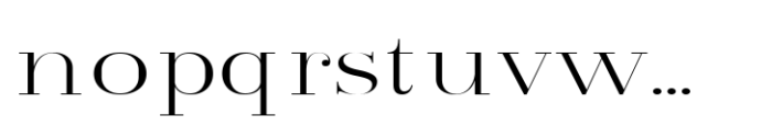 Arshila Extra Light Expanded Font LOWERCASE