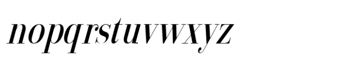 Arshila Semi Bold Condensed Italic Font LOWERCASE