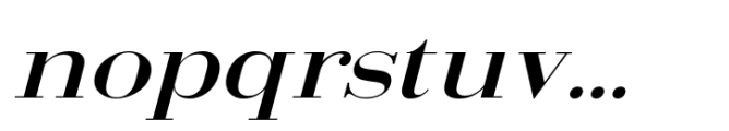 Arshila Semi Bold Italic Expanded Font LOWERCASE