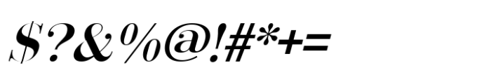 Arshila Semi Bold Italic Font OTHER CHARS