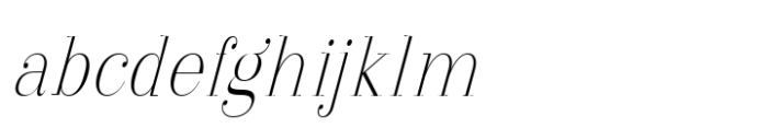 Arshila Thin Condensed Italic FONT