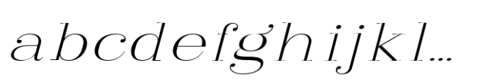 Arshila Thin Expanded Italic FONT