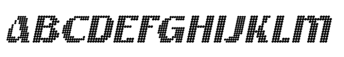 Arshine Disco Italic Font UPPERCASE