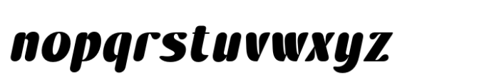 Arshine Rounded Italic Font LOWERCASE